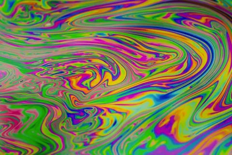 Close up soap bubble background. Psychedelic abstract background Stock Photos