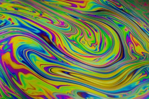 Close up soap bubble background. Psychedelic abstract background Stock Photos