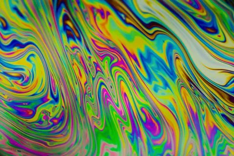 Close up soap bubble background. Psychedelic abstract background Stock Photos
