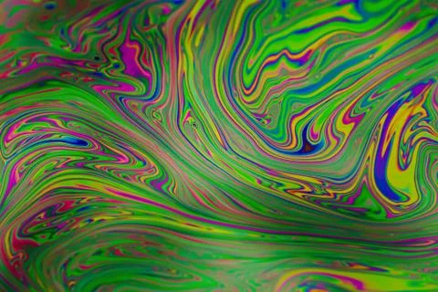 Close up soap bubble background. Psychedelic abstract background Stock Photos