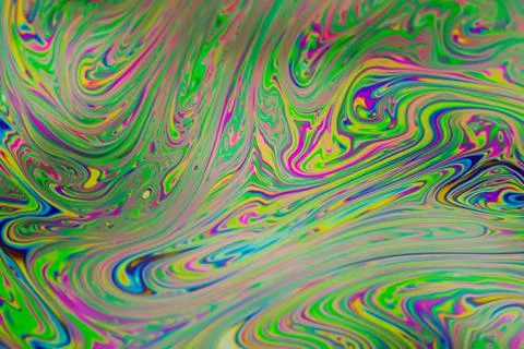Close up soap bubble background. Psychedelic abstract background Stock Photos
