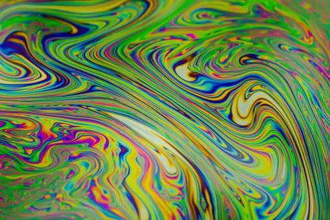 Close up soap bubble background. Psychedelic abstract background Stock Photos