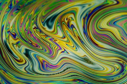 Close up soap bubble background. Psychedelic abstract background Stock Photos