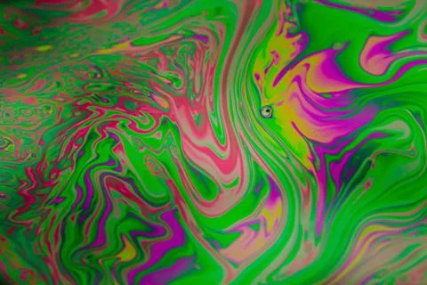 Close up soap bubble background. Psychedelic abstract background Stock Photos