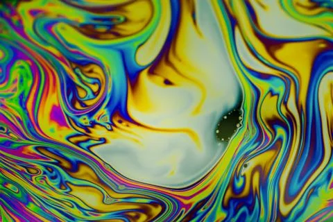 Close up soap bubble background. Psychedelic abstract background Stock Photos