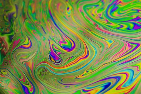 Close up soap bubble background. Psychedelic abstract background Stock Photos
