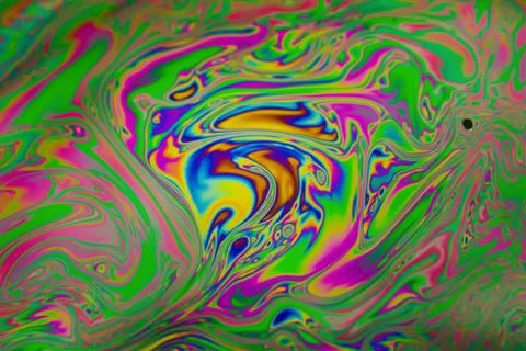 Close up soap bubble background. Psychedelic abstract background Stock Photos