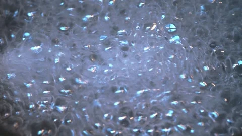 Close-up soap bubbles foam macro view Stock Footage 318297773