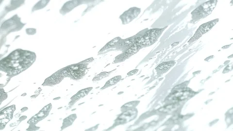 Close Up Soap Slowly Drips Then Rinsed Off By Rain At Car Wash Stock Footage 87879758