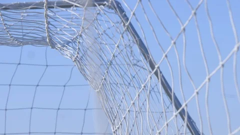 Close Up of Soccer Net Stock Footage 93190934