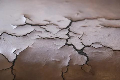 Close up sofa surface of old leather cushion lack for texture and background Stock Photos