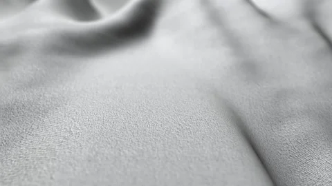 Close-up soft cloth movement creating elegant wave patterns Stock Footage 332066364