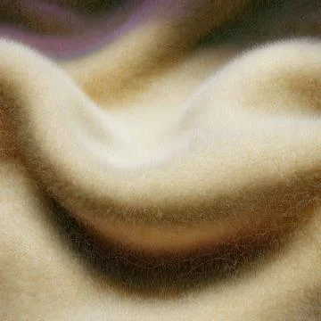 Close up of soft fabric flowing gently in natural light during afternoon in.. Stock-Illustration