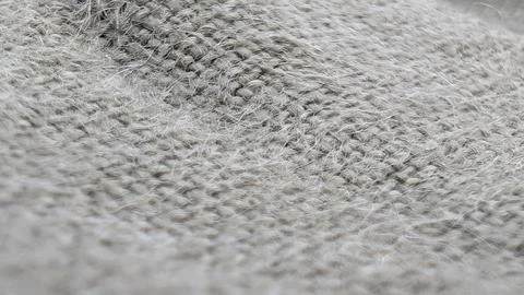 Close-up of soft grey felted wool texture Stock Photos