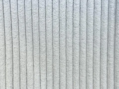 Close-up of soft light gray ribbed fabric texture Stock Photos