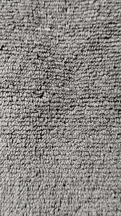Close-up of soft towel fabric texture featuring highly detailed cotton loops  Stock Footage 339086901