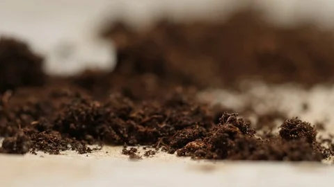 Close up of soil Video stock 84712230