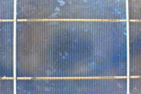 Close up solar cell Foto stock