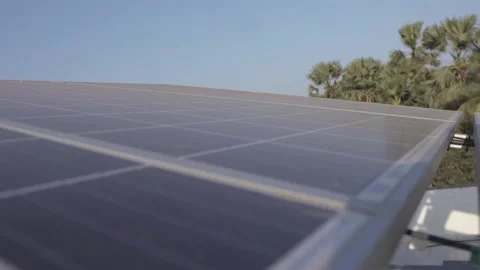 Close-up of solar panels Stock Footage 149125437