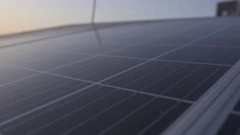 Close-up of solar panels Stock Footage 149125715