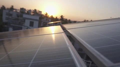 Close-up of solar panels Stock Footage 149125750