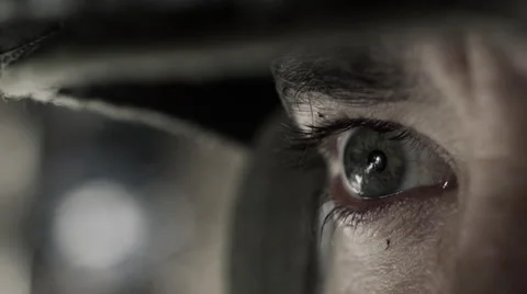 Close up of Soldiers face, ready for battle. Stock Footage 51664149