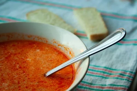 Close up of soup Stock Photos