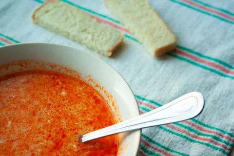 Close up of soup Stock Photos