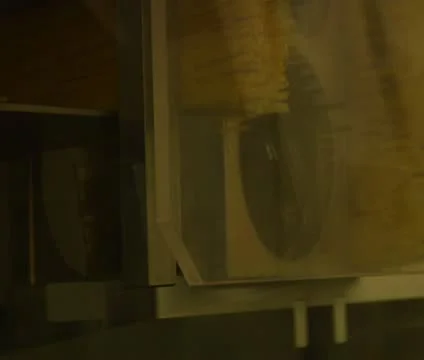 Close-up on spaghetti packing machine Video stock 21594951