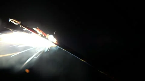 Close up of a sparkler burning at night Video stock 154473063