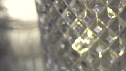 Close-up sparkling glass Stock Footage 171692237