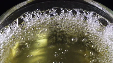 Close up on sparkling wine,champagne Stock Footage 47256893