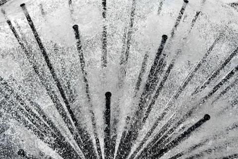 Close-up of spherical fountain Stock Photos