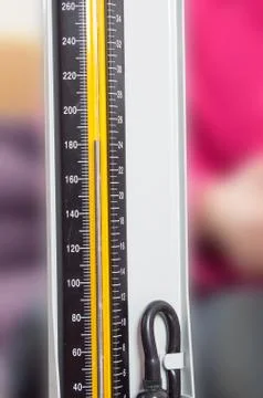 Close-up sphygmomanometer Stock Photos
