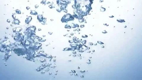 Close up of splash of water. Slow motion Stock Footage 98246928