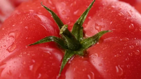 Close-up with splashes of clean water. Video about delicious juicy food. 스톡 동영상 271196656