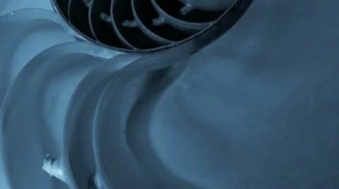 Close up of a split nautilus shell Stockbeeldmateriaal 21307363