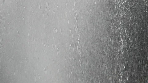 Close up Spray and Water drops spraying from a fountain in the air. Stock Footage 114691122