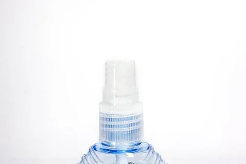 Close up of a spray nozzle isolated on white background. Studio shot. Stock Photos