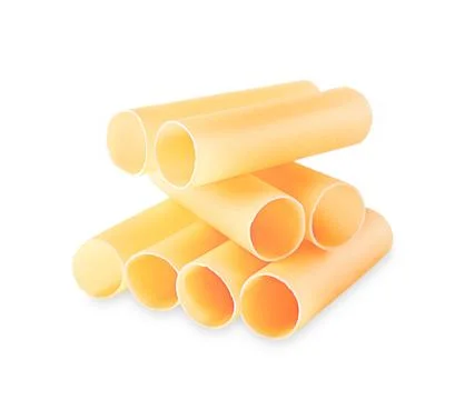 Close up of a stack of dried cannelloni pasta Stock Photos