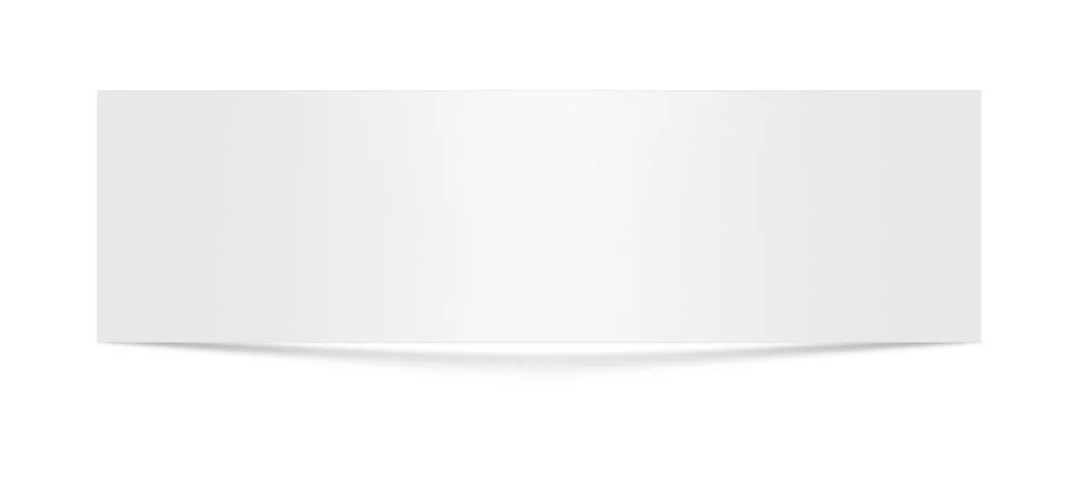 Close up of stack of papers with curl on white background Stock Photos