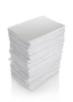 Close up of stack of papers Stock Photos
