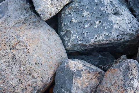 Close up of stack of rocks Foto stock