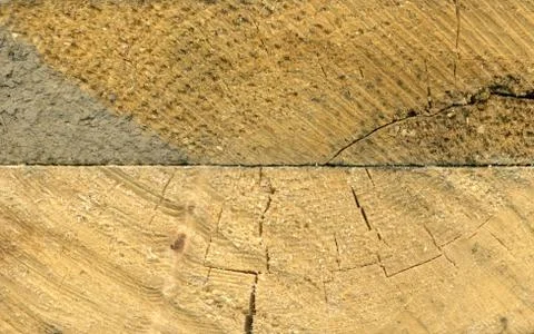 Close-up of Stacked Lumber for construction, texture Stock Photos