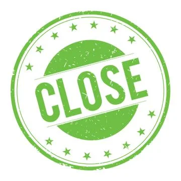 CLOSE stamp sign Stock Illustration