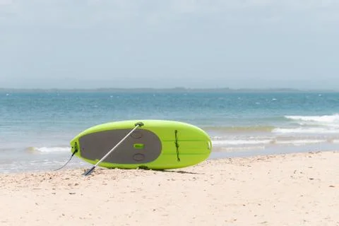 Close up of a stand up paddling Stock Photos