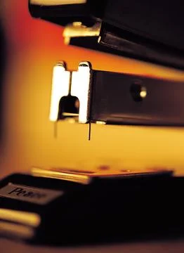 Close up of a stapler Stockfoto's