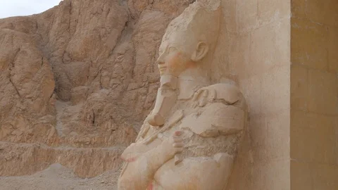 Close-Up of a Statue on a Column Stock Footage 87071858