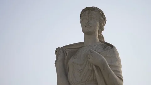 Close up of a statue Stock Footage 104046706