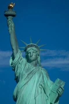 Close up statue of Liberty Stock Photos